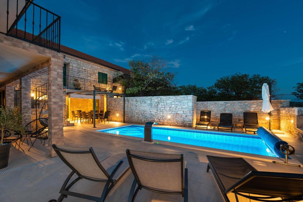 Stone Villa Didovi Snovi With Heated Pool Lisane Ostrovicke Exterior foto